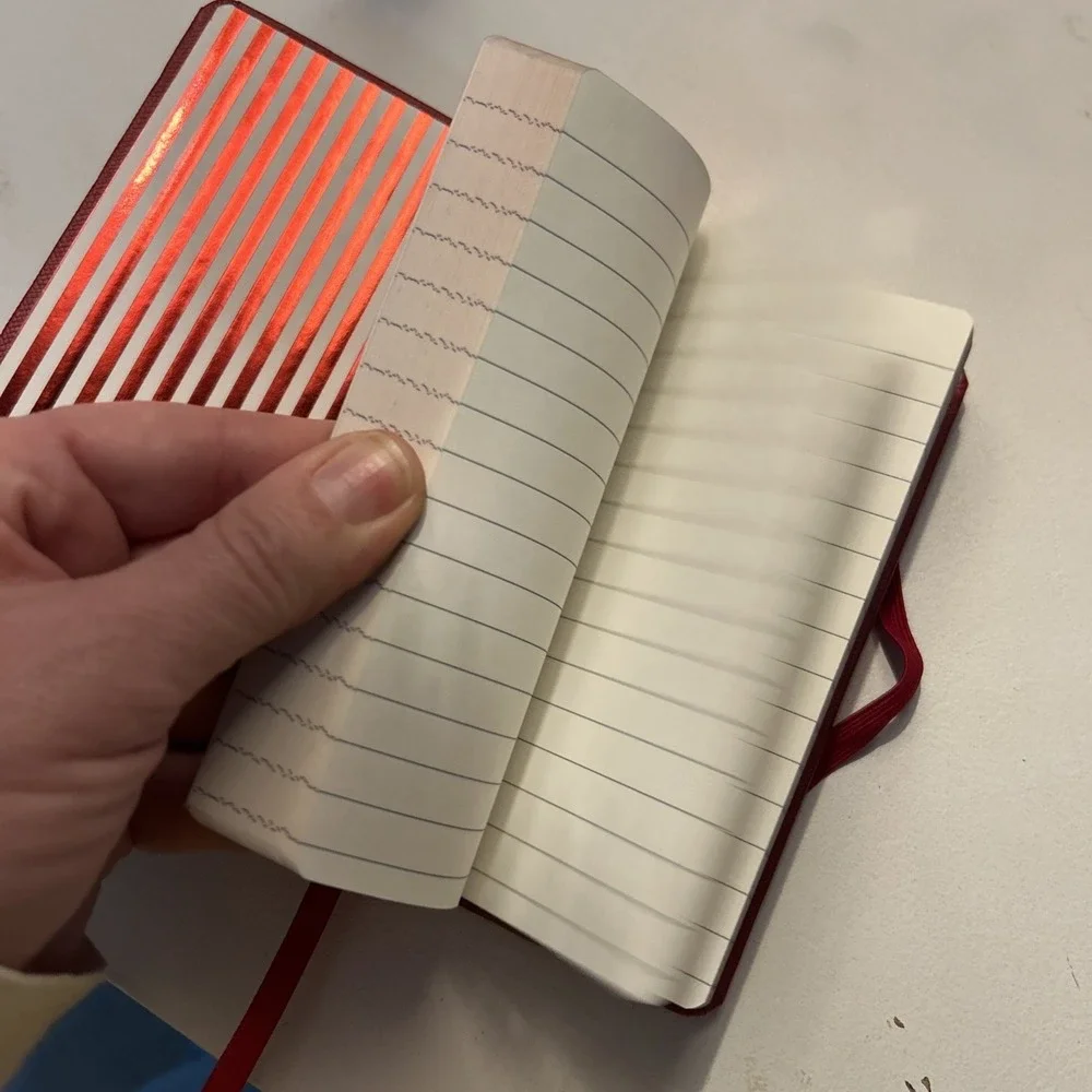 Michael Kors Giftables MK Fashion Notebook Journal Diary Red mini accessory‎